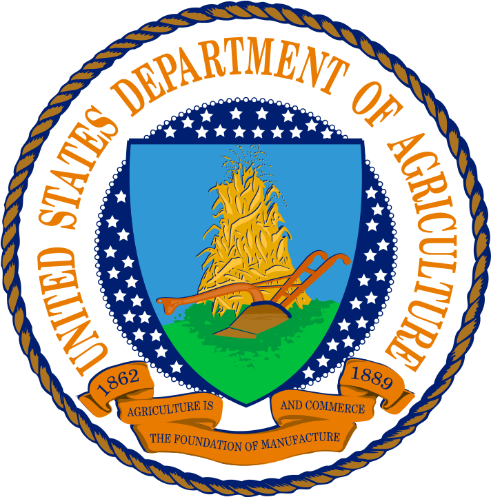 Food Buying Guide Free From The Usda - Secretary Of Agriculture Seal (720x720), Png Download