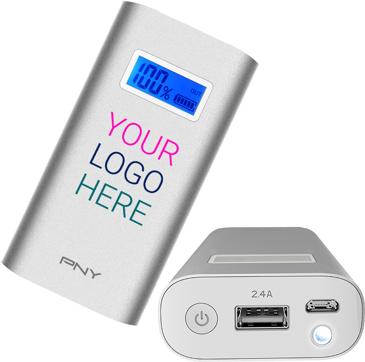 5200mah - Pny Powerpack Ad5200 Power Bank - 5200 Mah (800x800), Png Download