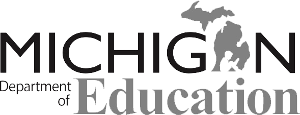Michigan Department Of Education Logo - Michigan Department Of Education (589x227), Png Download
