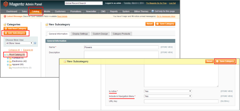 Magento Use9 2res - Magento Menu Edit (1000x462), Png Download