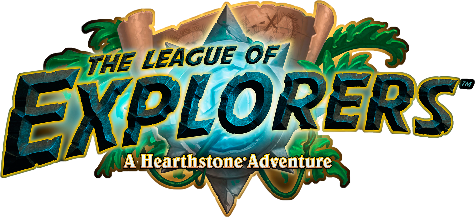 Hearthstone League Of Explorers Logo (1920x956), Png Download
