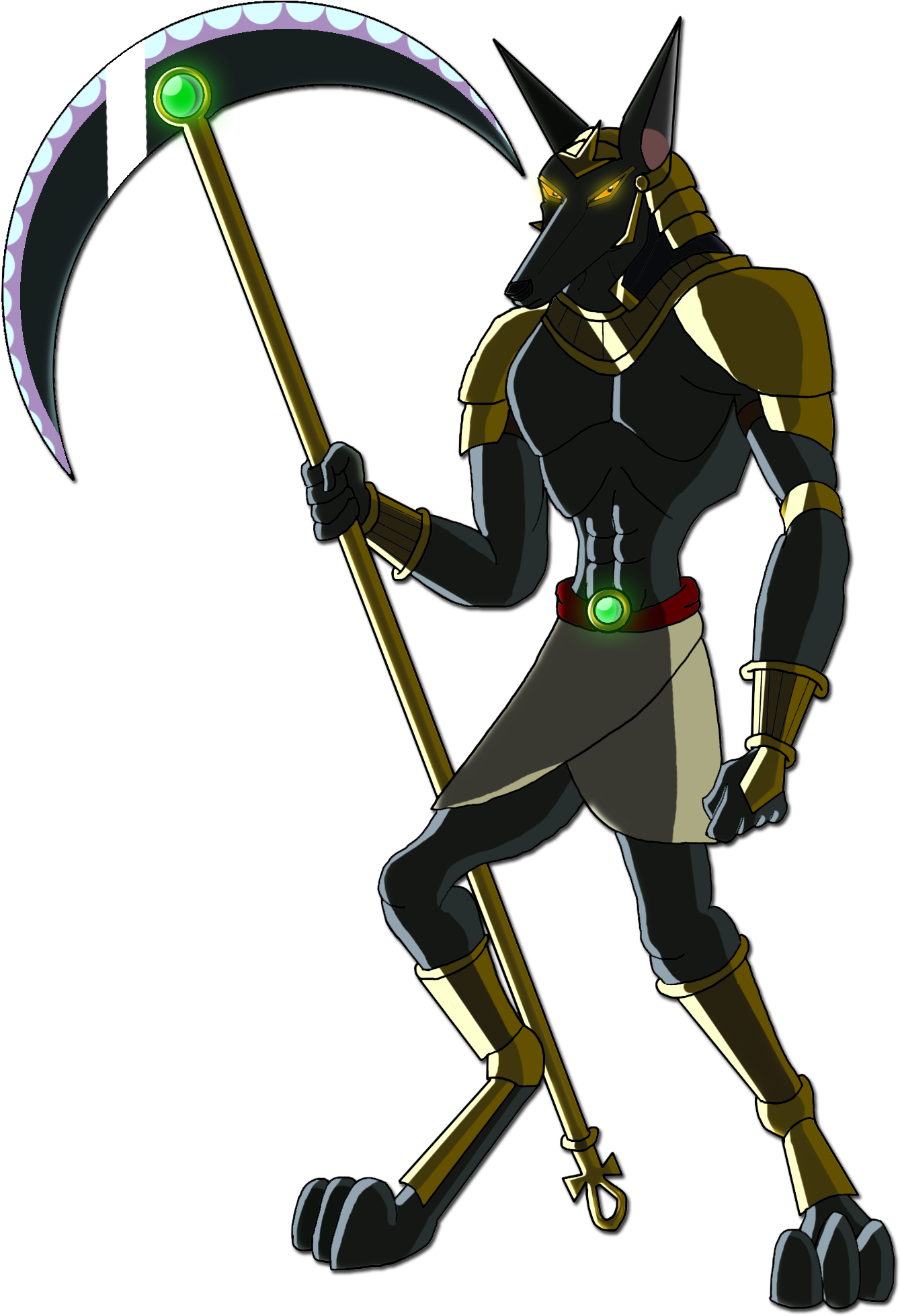Anubis - Seth Egyptian God Png (1500x2000), Png Download