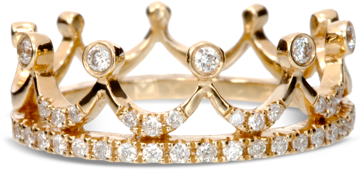 Crown Ring - Ring (1280x1182), Png Download