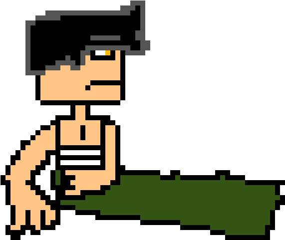Injured Anubis Human Ver - Cartoon (600x520), Png Download