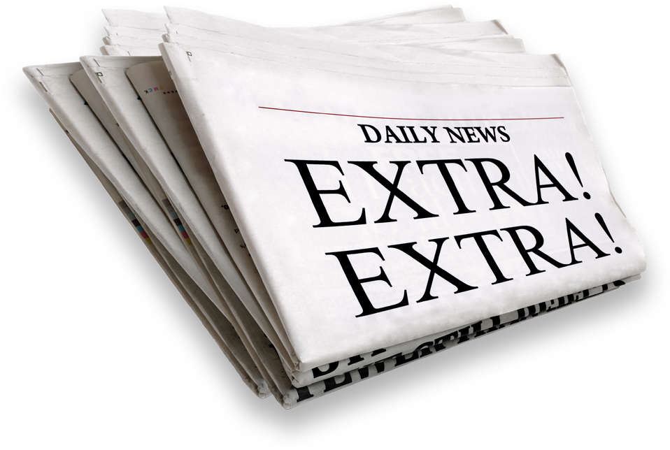 Newspaper Above The Fold (1024x700), Png Download