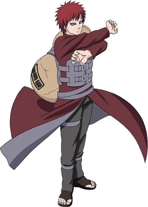 Gaara En Shippuden - Naruto Jordans (479x670), Png Download