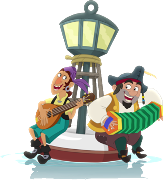 Image Sharky Bones Clip Art Png Jake And The Never - Jake The Neverland Pirate Png (600x600), Png Download