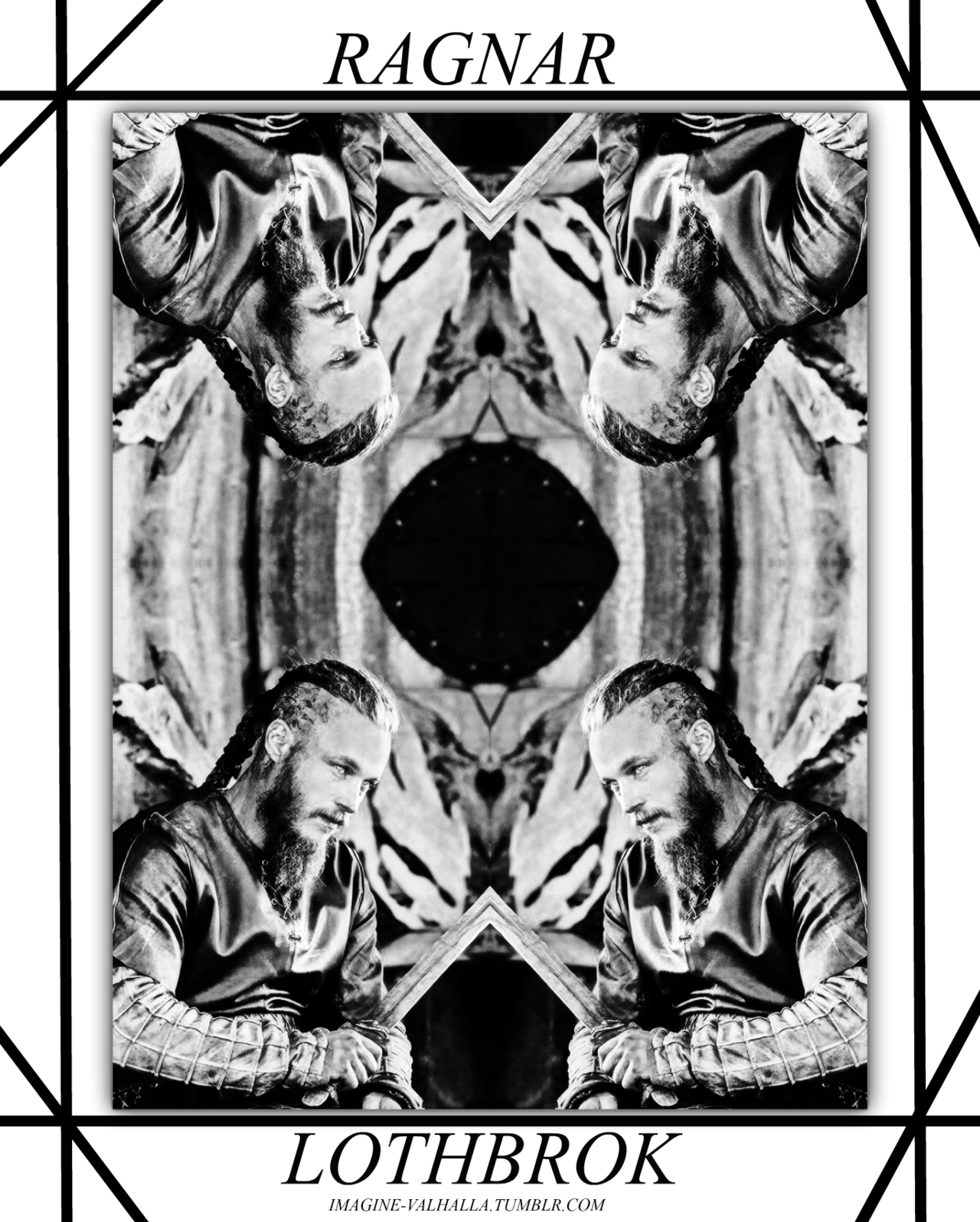 It Gladdens Me To Know That Odin Prepares For A Feast - Travis Fimmel Autographed Vikings 11x14 Photo Psa/dna (1280x1596), Png Download