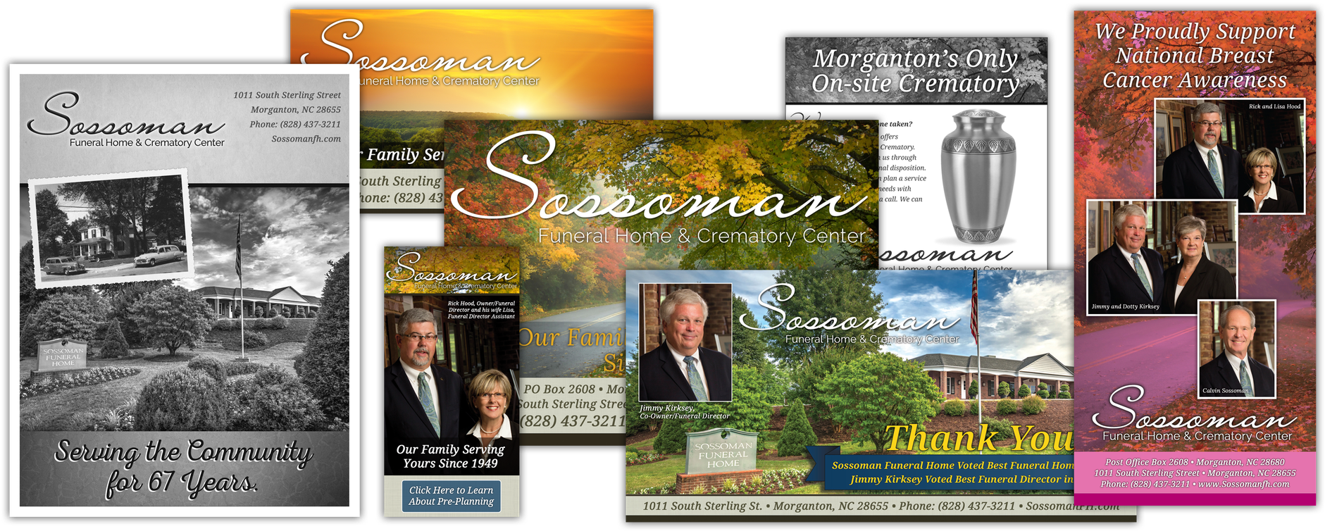 Sossoman Funeral Home Advertising - Advertising (1920x768), Png Download