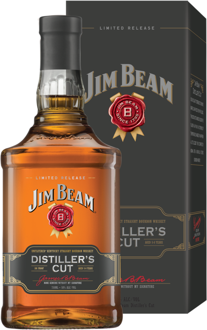 Beam - Jim Beam Distiller's Cut (672x929), Png Download