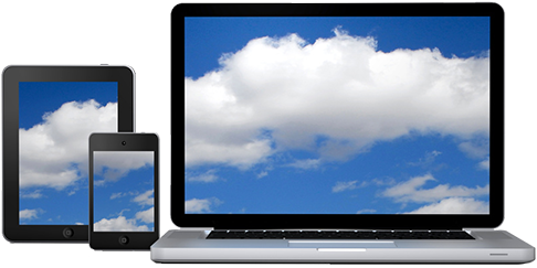 Cloud-devices - 134 - 51 Kb - Computer Fotolia (500x261), Png Download