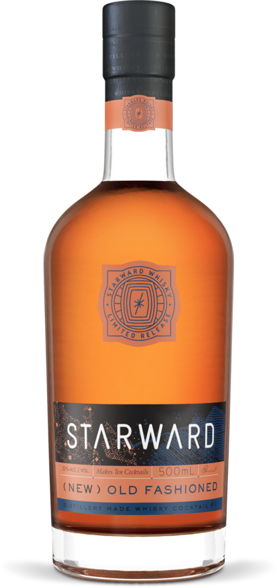 Old Fashioned Cocktail - Starward New World Malt Single Malt Whisky (400x848), Png Download