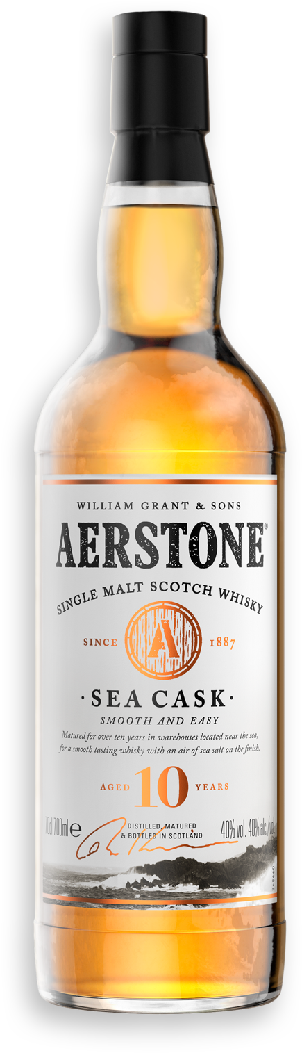 Aerstone Sea Cask Packaging Aerstone Sea Cask Bottle - Whisky (780x1546), Png Download