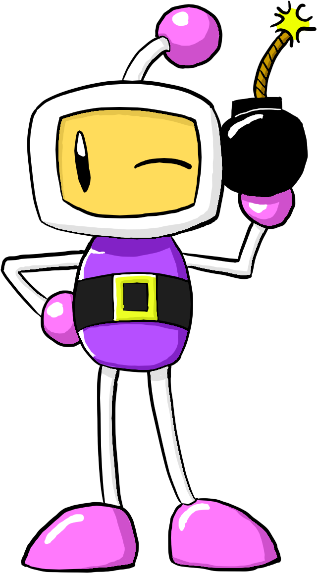 A Little Drawing Of Bomberman - Drawing (720x1280), Png Download