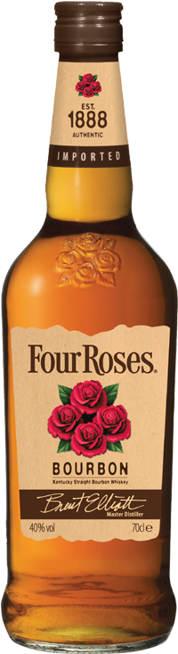 New Yellow Label - Four Roses 50th Anniversary (293x732), Png Download