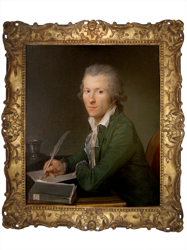 Is This The Earliest Portrait Of Thomas Jefferson - Portrait Of A Seated Gentleman (750x900), Png Download