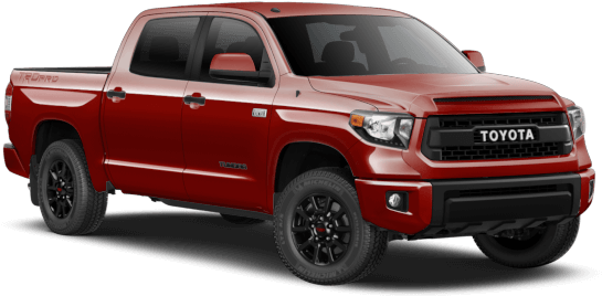 Toyota Tundra Trd Pro - 2017 Toyota Tundra Trd Pro Barcelona Red (600x300), Png Download