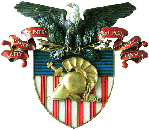 United States Military Academy Coat Of Arms - West Point Military Academy (500x438), Png Download