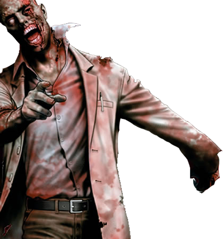 Zombie-118 - Png Transparent Zombie Png (448x480), Png Download
