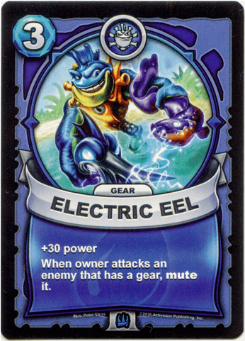 Water Gear - Electric Eel - Skylanders Battlecast (500x500), Png Download