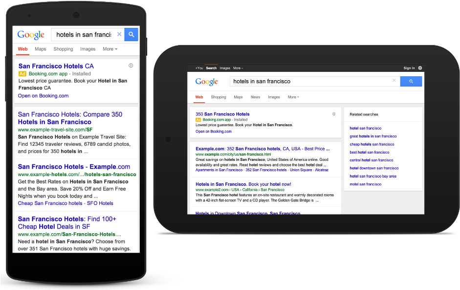 Your Ads On All Devices - Google Search Ads Mobile (949x596), Png Download