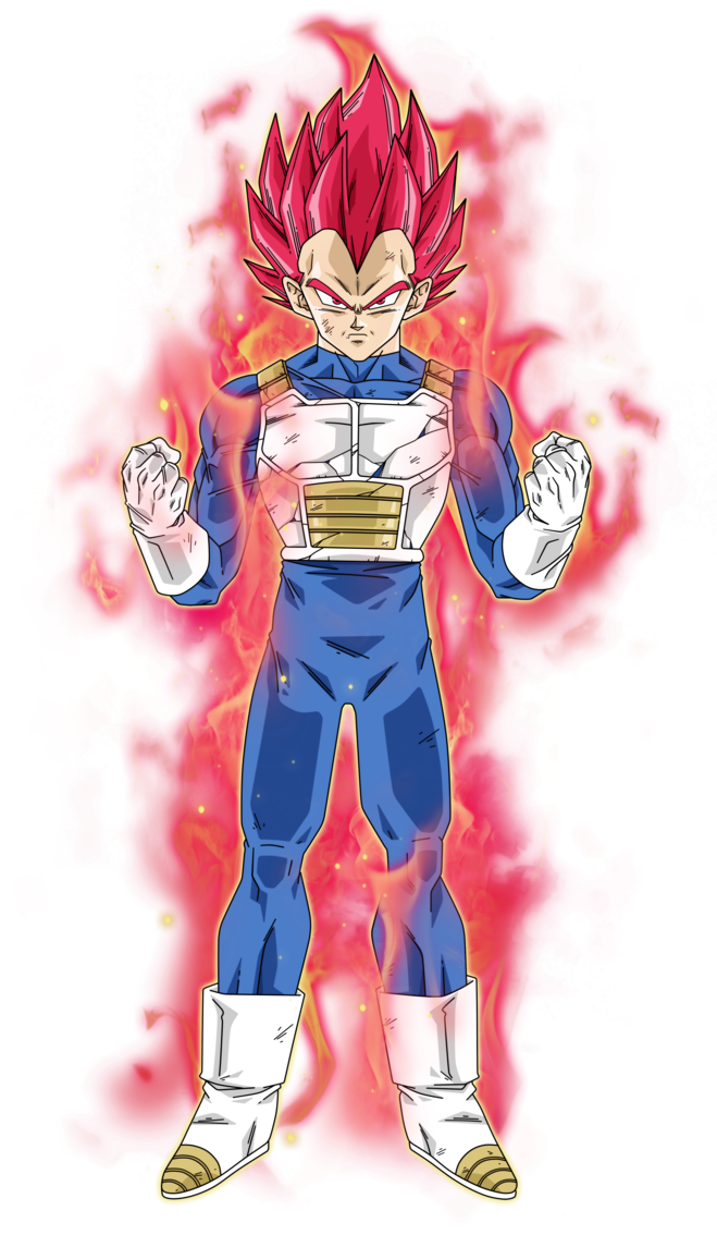 Vegeta Super Saiyan God By Bardocksonic-dbsdjgn - Vegeta Super Sayayin God (666x1199), Png Download