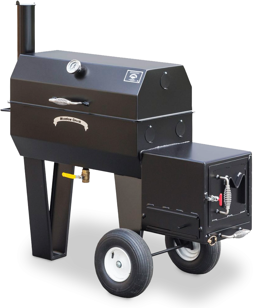 Meadow Creek Sq36 Offset Bbq Smoker - Bbq Smoker (1000x1000), Png Download