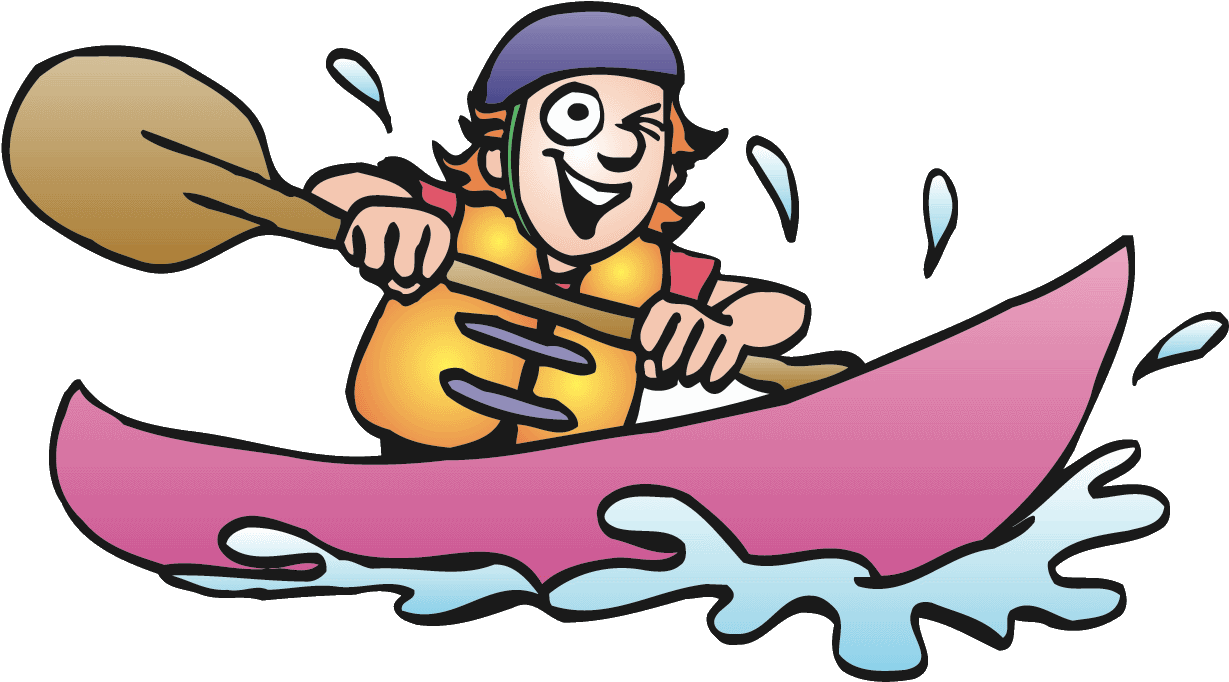 Canoe - Canoeing Clipart (1233x742), Png Download