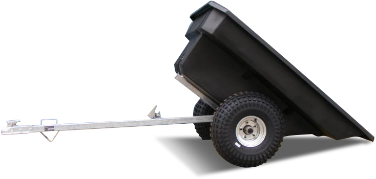Atv Dump Trailer - Boat Trailer (900x470), Png Download