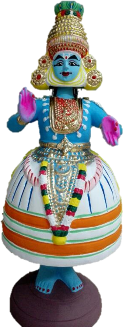 Kathakali Krishnar - Krishna (844x1125), Png Download