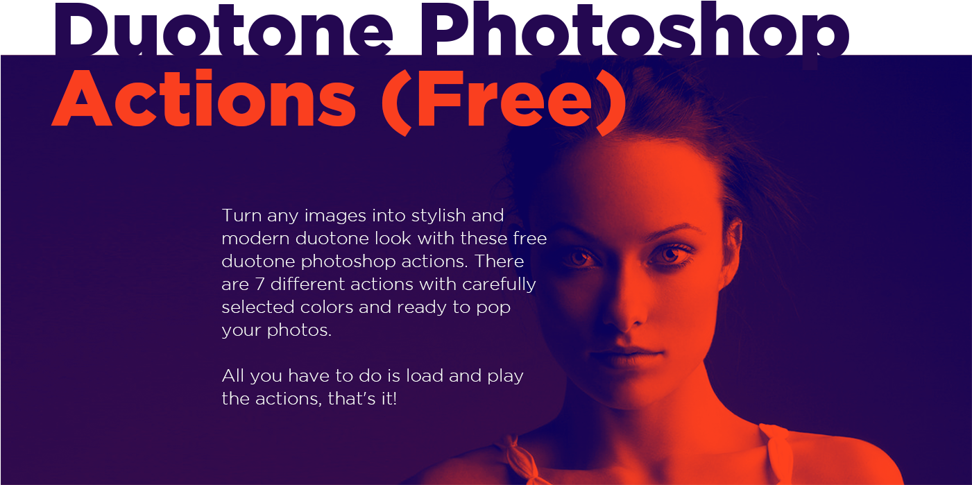 Download Here - Duotone Action Photoshop Free (1400x824), Png Download