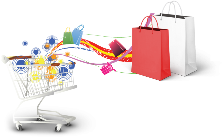 E Commerce Concept Png Transparent Image - E Commerce Web Development Png (1024x571), Png Download