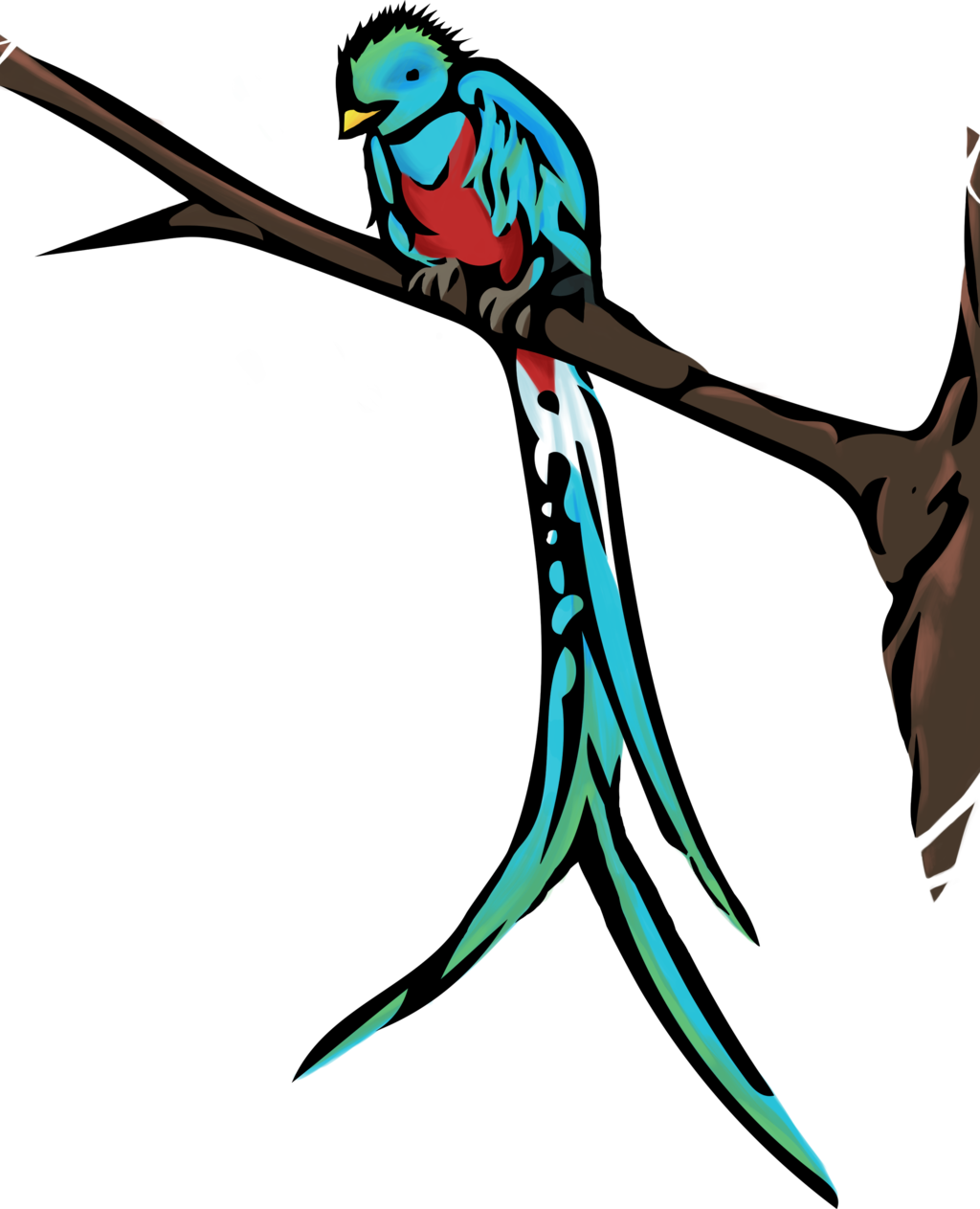Quetzal - Guatemala Cliparts (1024x1263), Png Download