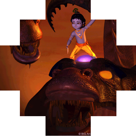 News - Little Krishna 2 Hd (472x473), Png Download