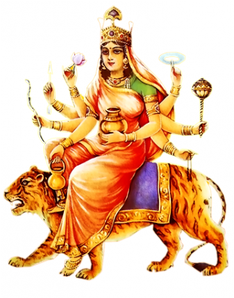 Kushmanda Maha Puja - Kushmanda Devi (428x428), Png Download