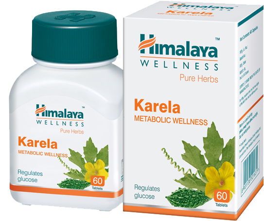 Himalaya Herbal Capsule - Himalaya Karela Metabolic Wellness (480x416), Png Download
