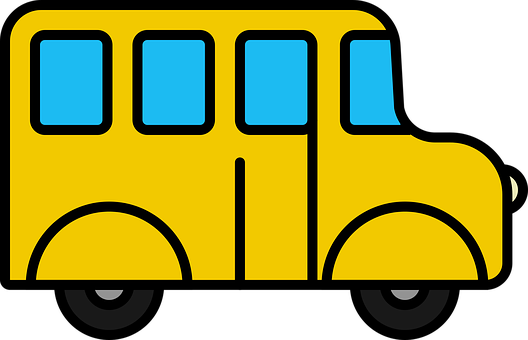 Icon Bus School Bus School Van Bus Bus Bus - รถ โรงเรียน Png (528x340), Png Download