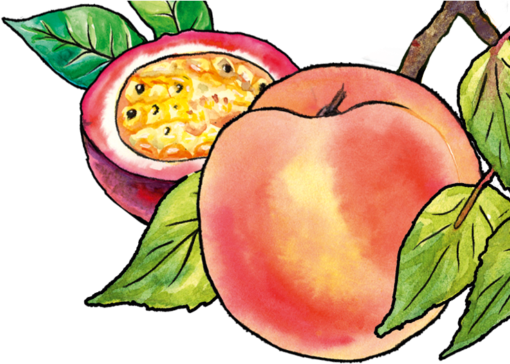 Onken Naked Peach & Passion Fruit - Mcintosh (852x529), Png Download