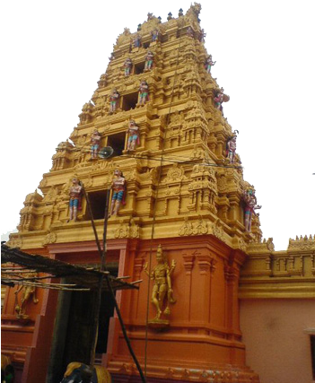 Kondagattu Temple - Telangana (350x435), Png Download