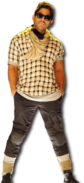 Allu Arjun Png Hd (374x630), Png Download