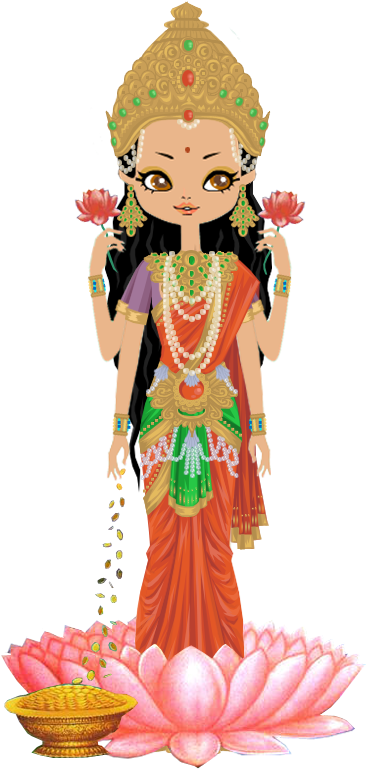 Making Your Own Fortune Gives You A Sense Of Achievement - Lakshmi (397x783), Png Download