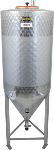 Speidel Stainless Conical Fermenter With Cooling Jacket - Fermentation (500x500), Png Download