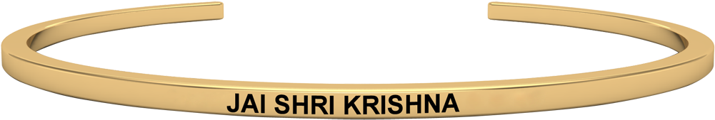 Buy Jai Shri Krishna Mantrashakti Omb23 Online At Best - Bracelet (1000x1000), Png Download