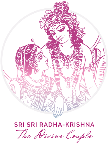 Radha Krishna Circle - Krishna Radha Lines Art (364x547), Png Download
