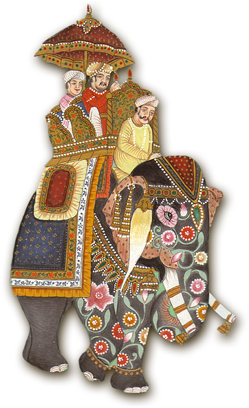 Clipart Resolution 500*610 - Mughal Elephants Png (500x610), Png Download