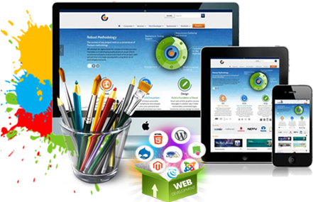 Website Design And Development Services In Lahore - Design (450x342), Png Download