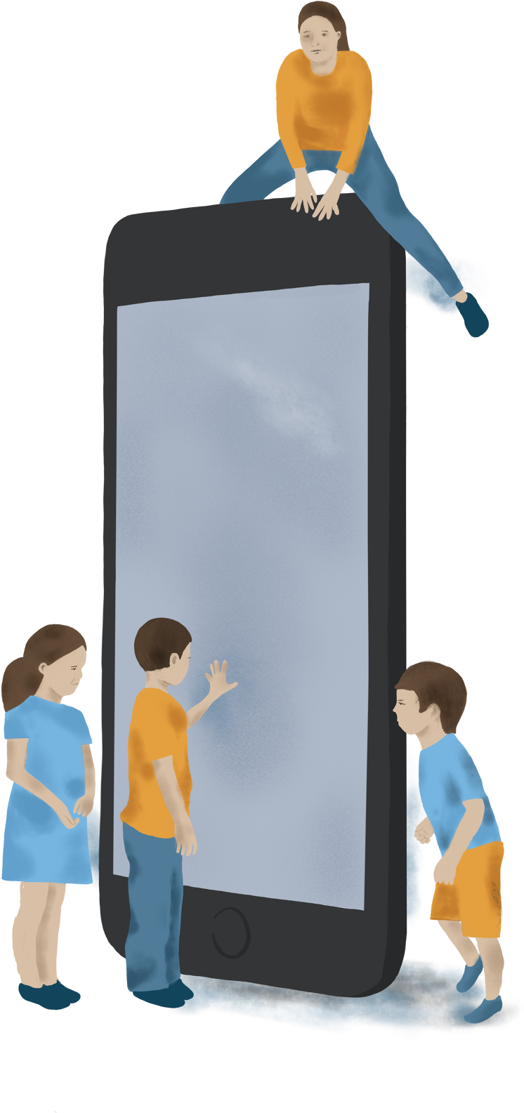 Various Editorial Illustration, Morgenbladet - Child (1000x1701), Png Download