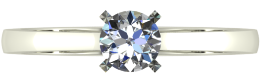 Jewelry Wedding Ring 4 - Forever One Moissanite Engagement Ring Diamond Split (667x500), Png Download