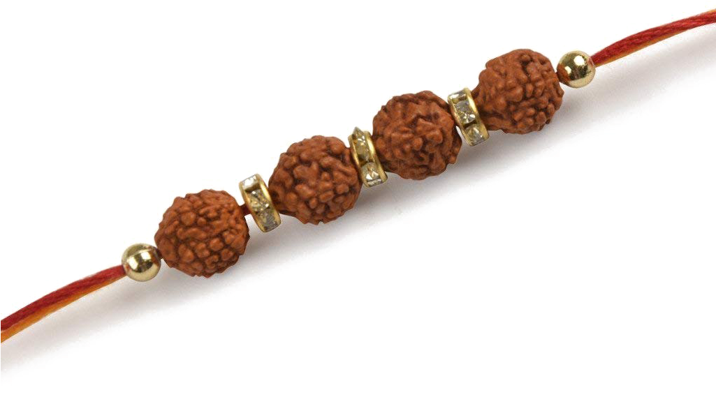 Rudraksha Rakhi Png File - Portable Network Graphics (1024x1024), Png Download