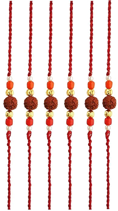 Rudraksha Rakhi Png Pic - Portable Network Graphics (411x695), Png Download
